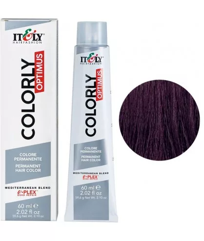 Itely Colorly Optimus hajfesték 60ml 4V Közép viola barna