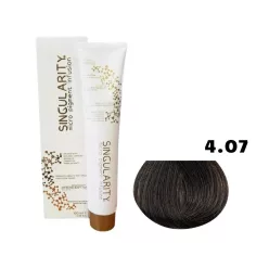   Imperity  Singularity hajfesték 100ml 4.07 Közép Barna - Természetes Hűvös Matt 