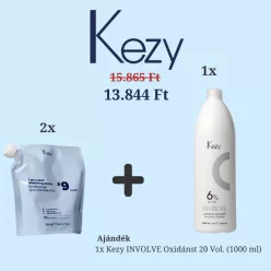   Kezy Blue Szőkítőpor Profi Csomag + Ajándék Involve Oxidáns 