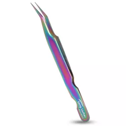   Long Lashes szempilla csipesz enyhén hajlított- multicolor, 12cm