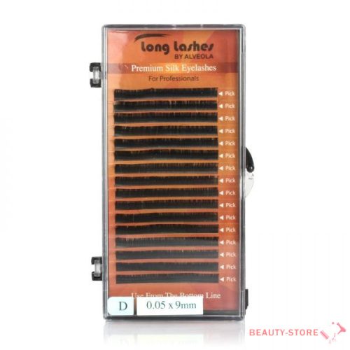 Long Lashes Extreme Volume Selyem D/0,05 vastagságú, hosszúsága Több méretben
