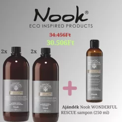   Nook Wonderful Hajszerkezet-Helyreállító Profi Csomag + Ajándék Rescue Sampon