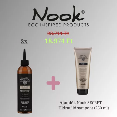 Nook Secret Shine Laminoil Ragyogás Csomag + Ajándék Hidratáló Hajpakolás