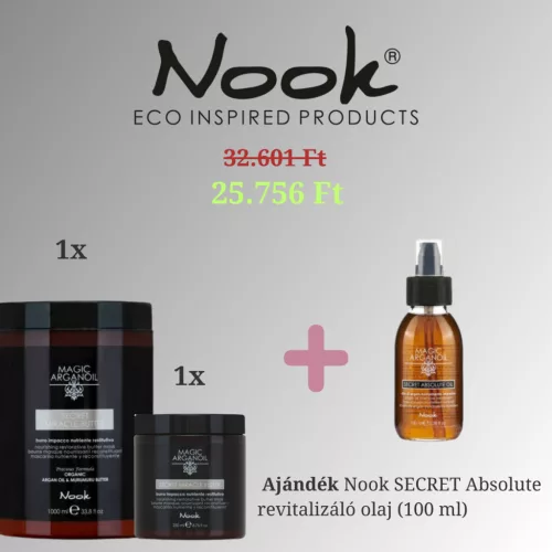 Nook Secret Miracle Butter Regeneráló Csomag + Ajándék Absolute Olaj