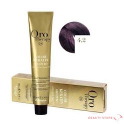   Fanola Oro Therapy Ammóniamentes Hajfesték 100ml 4.2 Közép barna viola