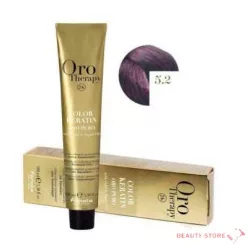   Fanola Oro Therapy Ammóniamentes Hajfesték 100ml 5.2 Világos barna viola
