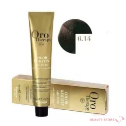   Fanola Oro Therapy Ammóniamentes Hajfesték 100ml 6.14 Keserű csokoládé