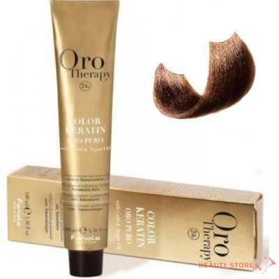 Fanola Oro Therapy Ammóniamentes Hajfesték 100ml 6.3 Sötét arany szőke