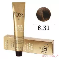   Fanola Oro Therapy Ammóniamentes Hajfesték 100ml 6.31 Sötét homok szőke