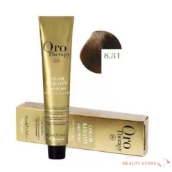   Fanola Oro Therapy Ammóniamentes Hajfesték 100ml 8.31 Világos homok szőke