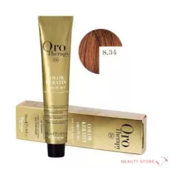   Fanola Oro Therapy Ammóniamentes Hajfesték 100ml 8.34 Világos szőke arany-réz