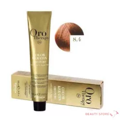   Fanola Oro Therapy Ammóniamentes Hajfesték 100ml 8.4 Világos réz szőke 