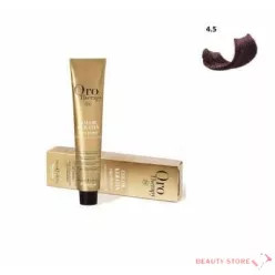   Fanola Oro Therapy Ammóniamentes Hajfesték 100ml 4.5 Közép mahagóni barna 