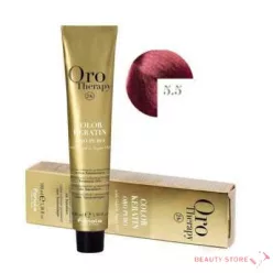   Fanola Oro Therapy Ammóniamentes Hajfesték 100ml 5.5 Világos mahagóni barna 