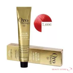   Fanola Oro Therapy Ammóniamentes Hajfesték 100ml 7.606 Közép meleg vörös szőke