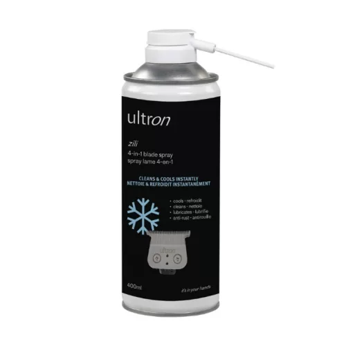Ultron 4in1 hajvágógép tisztító-olajzó spray 400ml 