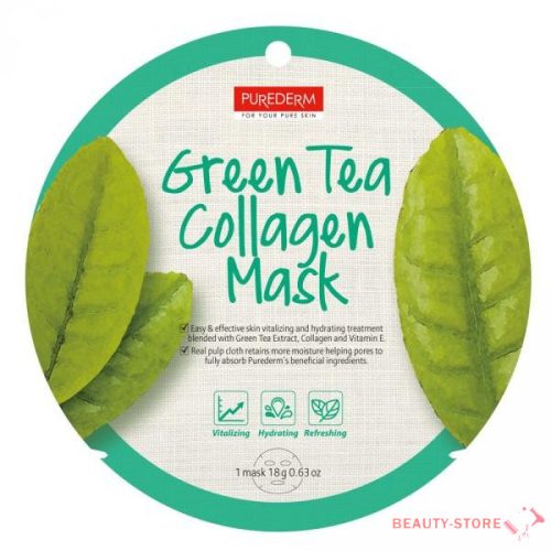 PureDerm Green Tea maszk 18gr