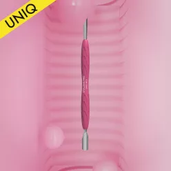   Staleks Manikűr feltoló Gummy szilikon nyéllel UNIQ 10 TYPE 2 (lekerekített, keskeny és ferde tolóka) PQ-10/2