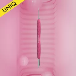   Staleks Manikűr feltoló Gummy szilikon nyéllel UNIQ 11 TYPE 2 (ferde és hurkos tolóka)  PQ-11/2