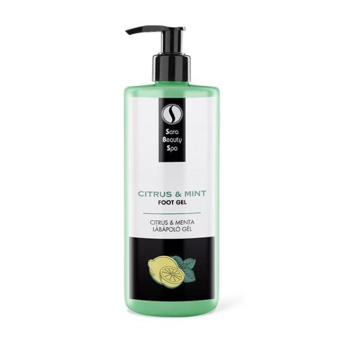 Sara Beauty Lábápoló krém gél (Pedizselé) - Citrus és Menta - 500ml