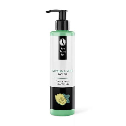 Sara Beauty Lábápoló krém gél (Pedizselé) - Citrus és Menta - 250ml