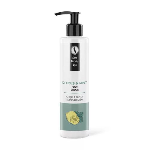 Sara Beauty Lábápoló krém - Citrus és Menta - 250ml