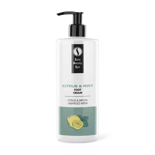 Sara Beauty Lábápoló krém - Citrus és Menta - 500ml