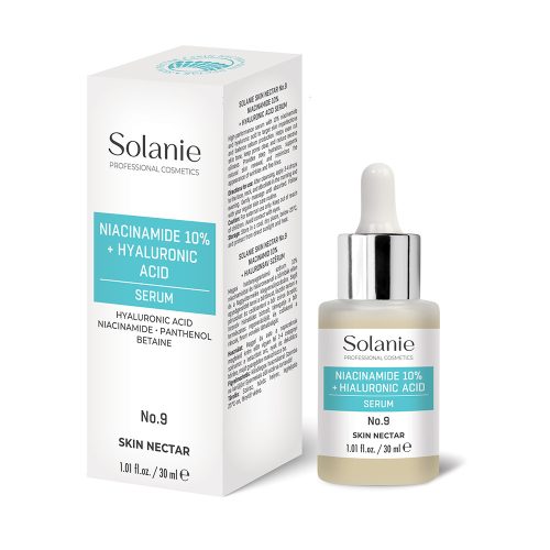 Solanie Skin Nectar No.9 Niacinamid 10% + Hialuronsav szérum 30ml