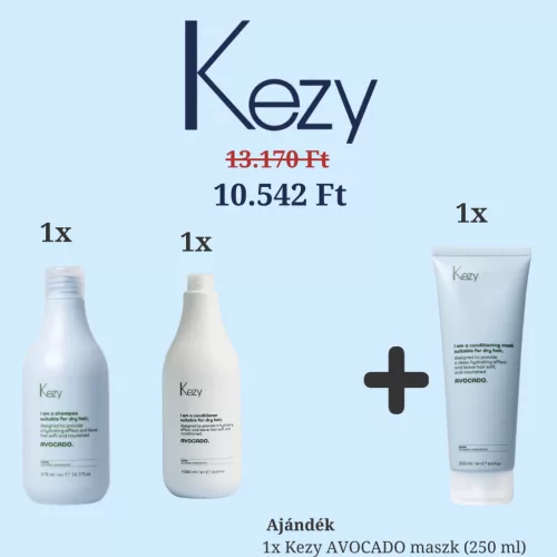 Kezy Avocado Hidratáló Profi Csomag + Ajándék Avocado Maszk