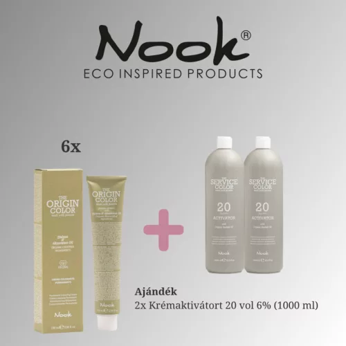 Nook Hajfesték Alap Csomag + Ajándék Krémaktivátor (6db)