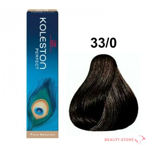 Koleston Perfect  hajfesték 60ml 33/0 intenzív sötétbarna