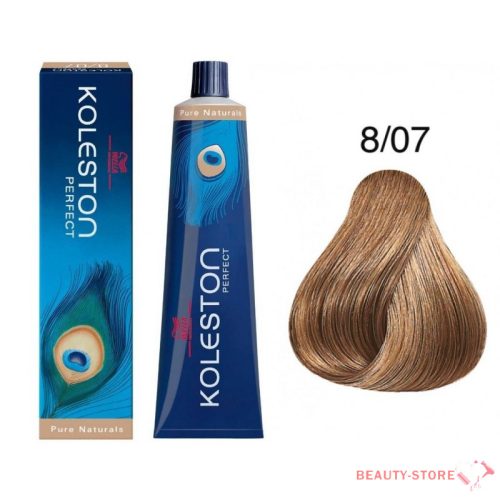 Koleston Perfect hajfesték 60ml  8/07 világos gesztenye szőke