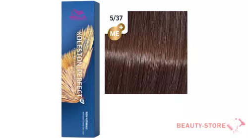 Koleston Perfect hajfesték 60ml 5/37 világosbarna arany