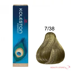    Koleston Perct hajfesték 60ml 7/38 gyöngyhéz közép aranyszőke