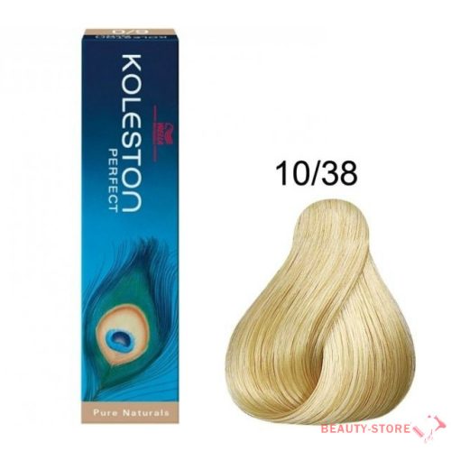 Koleston Perfect hajfesték 60ml 10/38 legvilágosabb gyöngyház aranyszőke