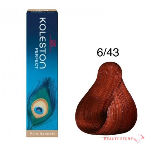 Koleston Perfect hajfesték 60ml 6/43 aranyló vöröses világosbarna