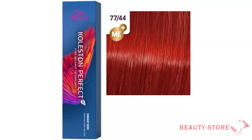 Koleston Perfect hajfesték 60 ml  77/44 intenzív világos vörös
