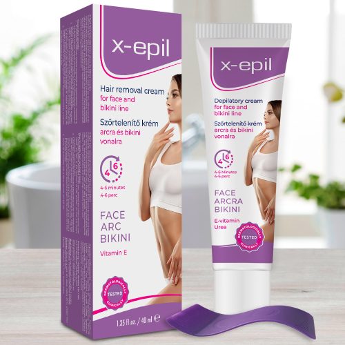 X-Epil Szőrtelenítő krém arcra/bikini vonalra 40ml