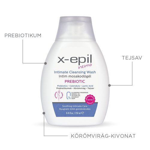X-Epil Intimo Intim mosakodógél Prebiotic 250ml