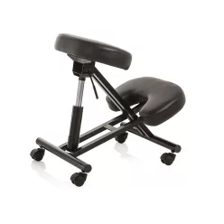 Ergonomikus gurulós térdeplőszék fekete