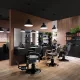 Hair Custom Gold King Barber szék