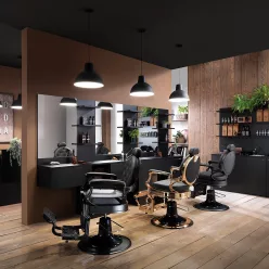 Hair Custom Dark Devil Barber szék