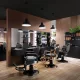 Hair Custom Dark Devil Barber szék