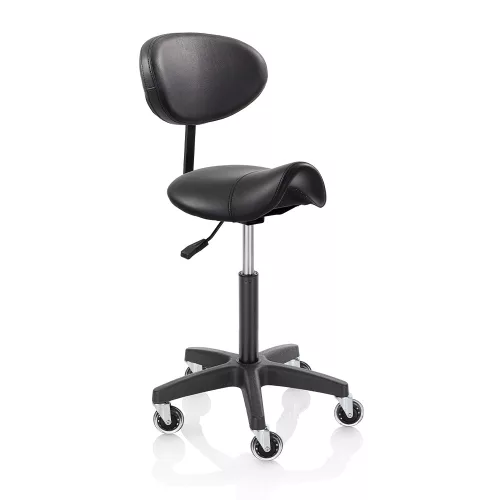 Roller Pro Ideal Sadlle M háttámlás nyeregszámoly fekete talppal