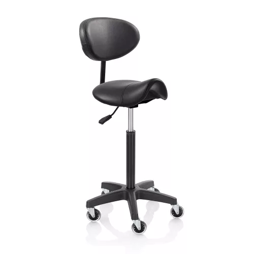 Roller Pro Ideal Sadlle L háttámlás nyeregszámoly fekete talppal