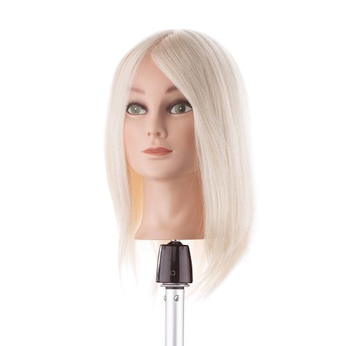 Babafej középhosszú,fehér valódi angora szőrrel - 35cm