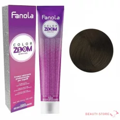   Fanola Color Zoom 10 Minutes - Hajfesték 100ml - 3.0 Sötét barna 