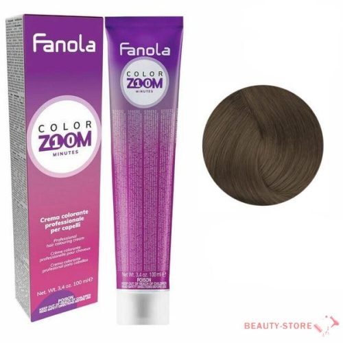 Fanola Color Zoom 10 Minutes - Hajfesték 100ml - 5.0 Világos Barna 