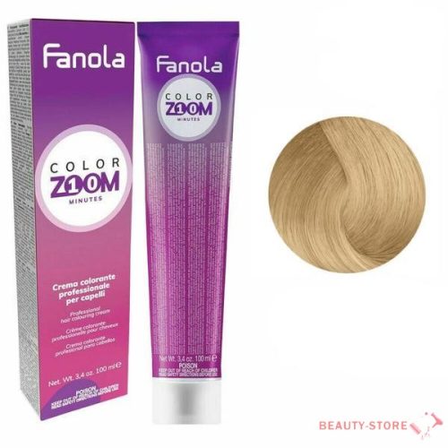 Fanola Color Zoom 10 Minutes - Hajfesték 100ml - 10.0 Platina Szőke 