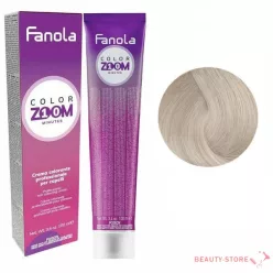   Fanola Color Zoom 10 Minutes - Hajfesték 100ml - 8.01 Természetes Hamvas Világos Szőke 